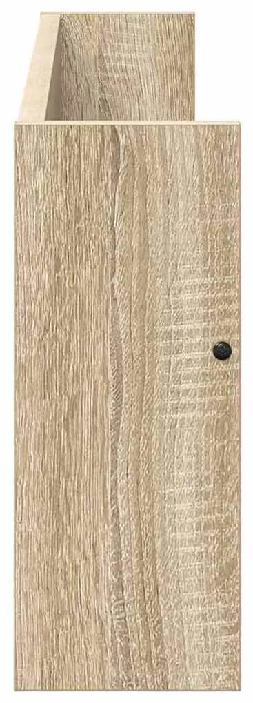 vidaXL Ράφι Περιοδικών με ράφι 2 pcs Δρύς Sonoma 80 x 12 x 30 εκ