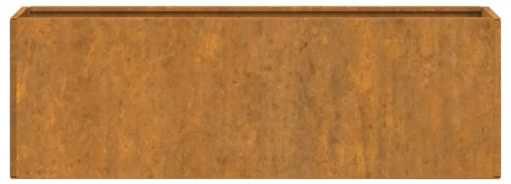 vidaXL Γλάστρες Τοίχου 2τεμ Σκουρ. 53x10x17εκ. Ατσάλι Σκληρ. στον Αέρα
