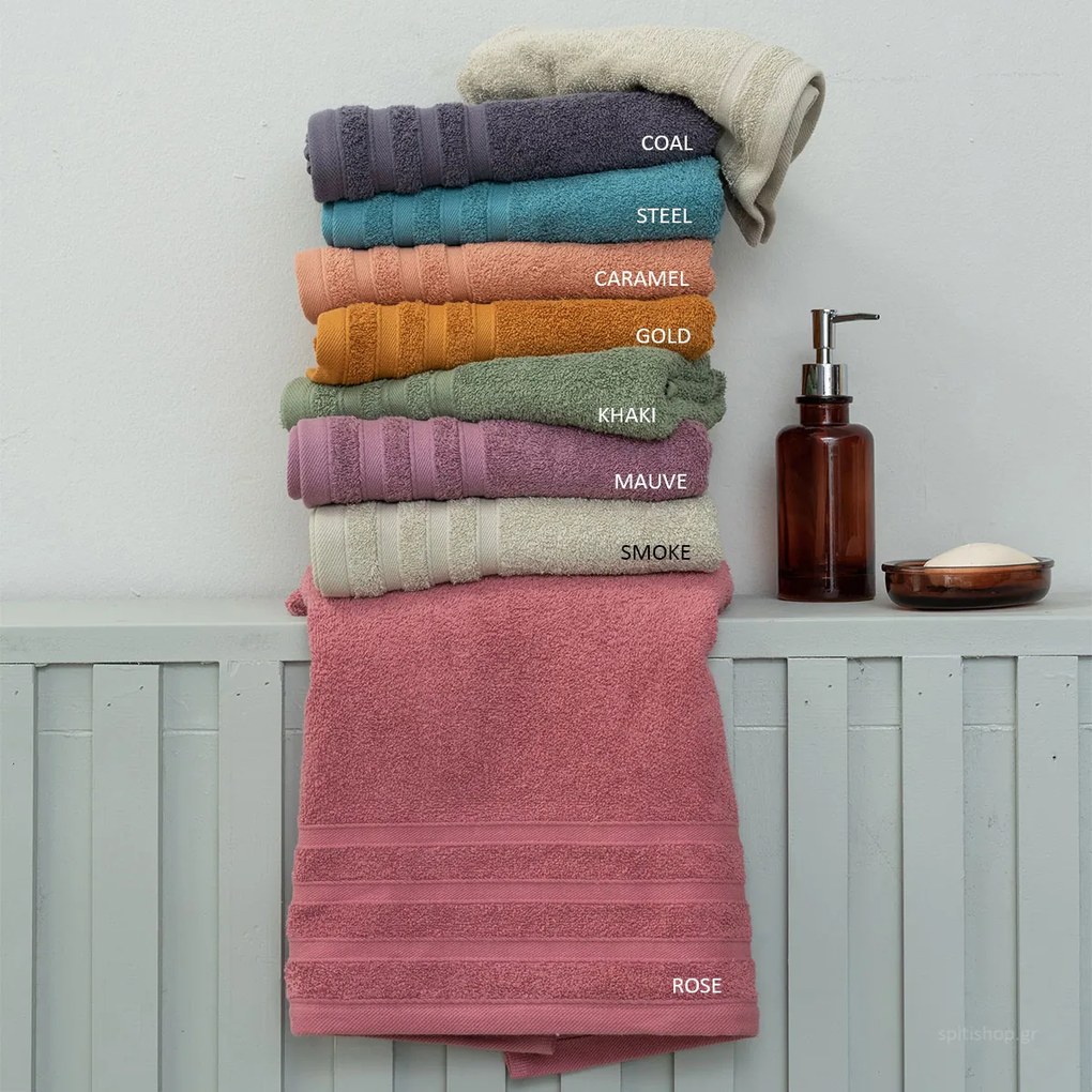 Πετσέτα Σώματος (100x150) Palamaiki Towels Beren AW2022 550gsm Σάπιο Μήλο
