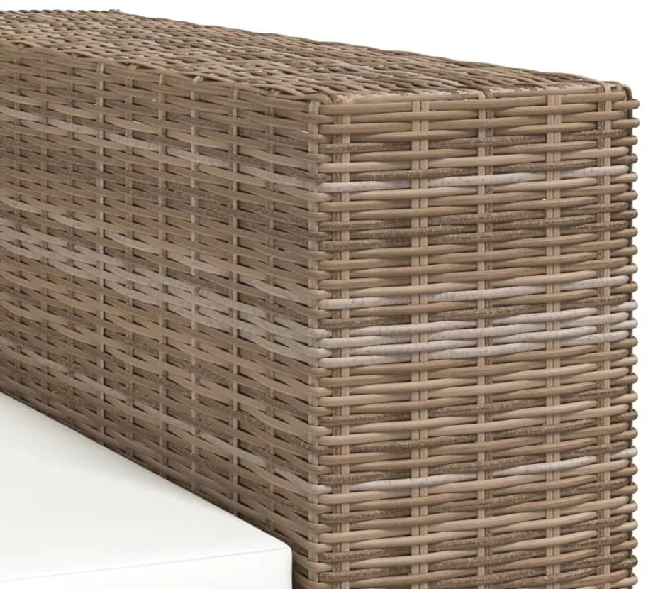 vidaXL Καναπές Διθέσιος και Τριθέσιος Σετ από Γνήσιο Ρατάν