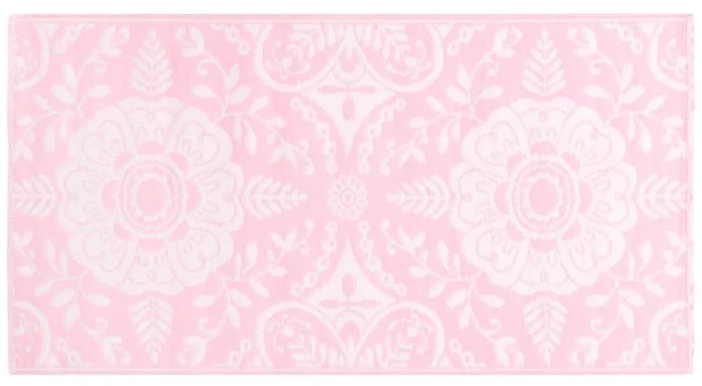 vidaXL Χαλί Εξωτερικού Χώρου Ροζ 120 x 180 εκ. από Πολυπροπυλένιο