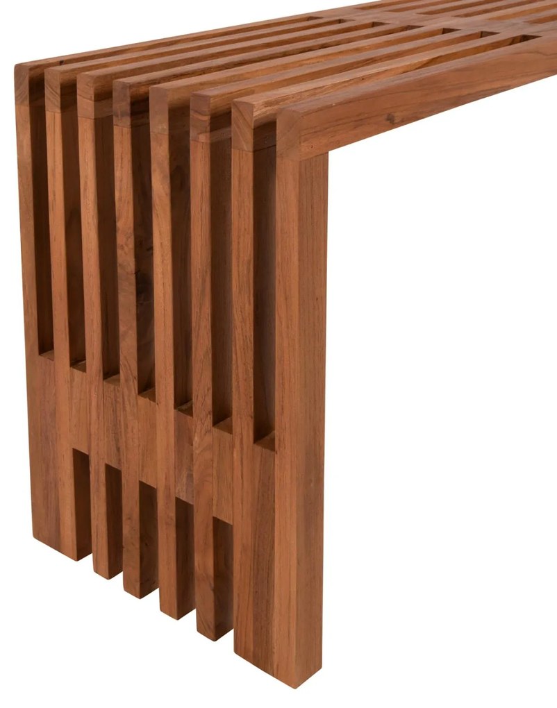 Παγκάκι NYA C9829 απο Μασίφ Ξύλο TEAK σε Φυσικό 139,5x34,5x48,5Υεκ. 139.5x34.5x48.5 εκ.