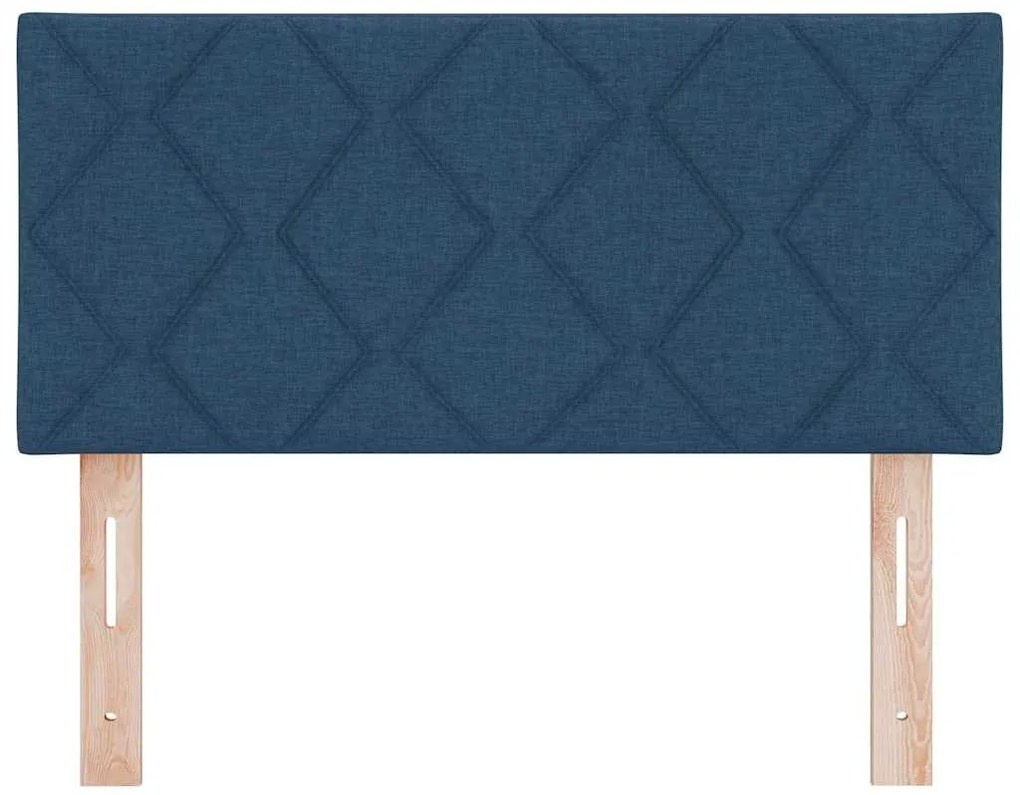 vidaXL Υφασμάτινο Κεφαλάρι Geometric με κεφαλάρι Μπλε 90 cm ύφασμα