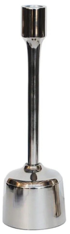 Κηροπήγιο Μεταλλικό 00.07.72035 Φ6Η28cm Silver Metal