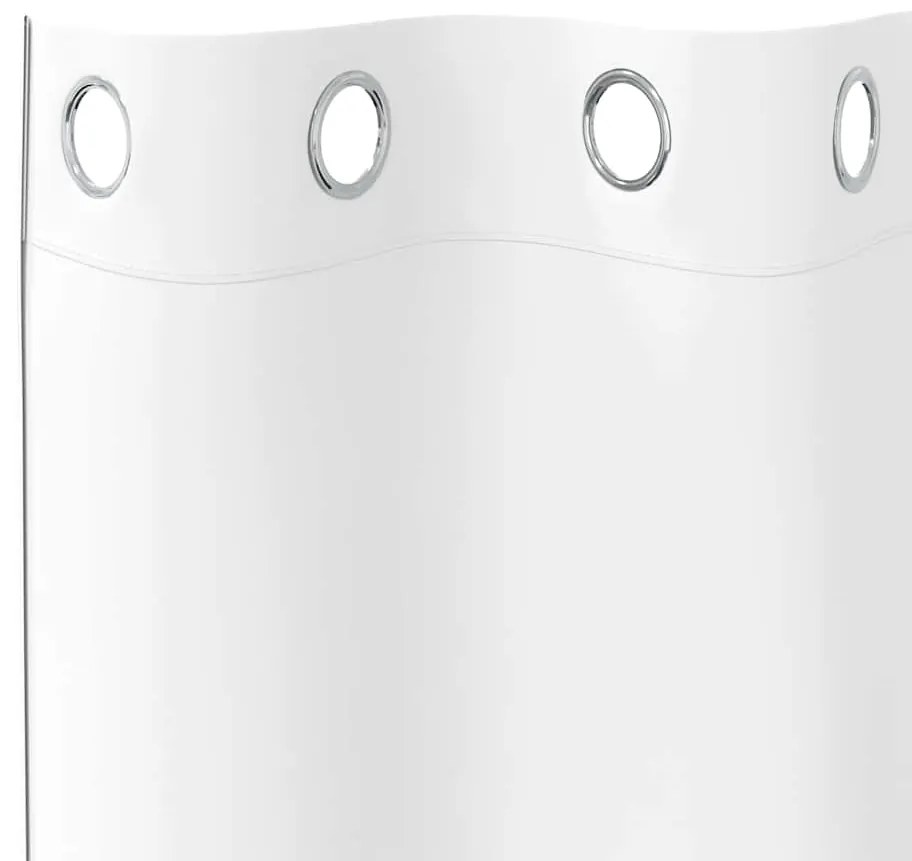 vidaXL Κουρτίνες 2 pcs Καθαρό Λευκό 260x140εκ. Πολυεστέρας