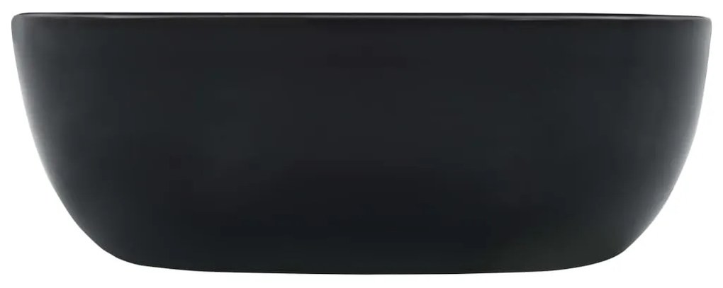 vidaXL Νιπτήρας Μαύρος 42,5 x 42,5 x 14,5 εκ. Κεραμικός