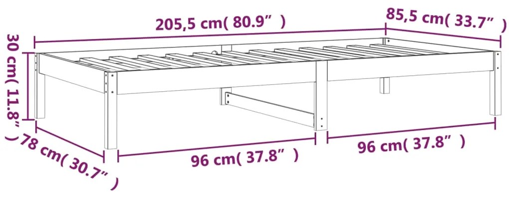 ΚΑΝΑΠΕΣ ΚΡΕΒΑΤΙ ΧΩΡΙΣ ΣΤΡΩΜΑ ΛΕΥΚΟ 80X200 ΕΚ. ΜΑΣΙΦ ΞΥΛΟ ΠΕΥΚΟΥ 820417