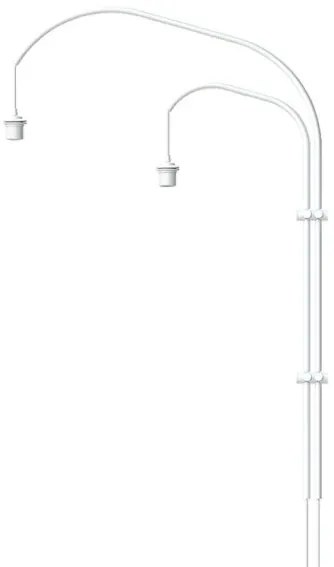 Σώμα Απλίκας Φωτιστικού Τοίχου 2xΕ27 Reading Light Λευκό Willow Double 4130 Umage -4130-Λευκό 4130