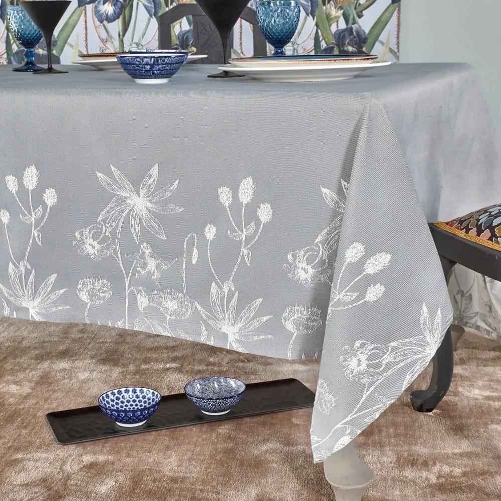 Τραπεζομάντηλο Alexia 22 Grey Kentia 170X230cm Cotton-Polyester
