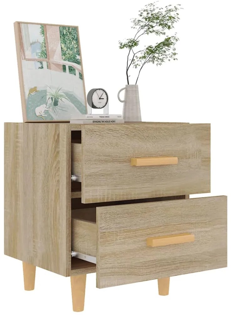 vidaXL Κομοδίνο Sonoma Δρυς 40 x 35 x 47,5 εκ.