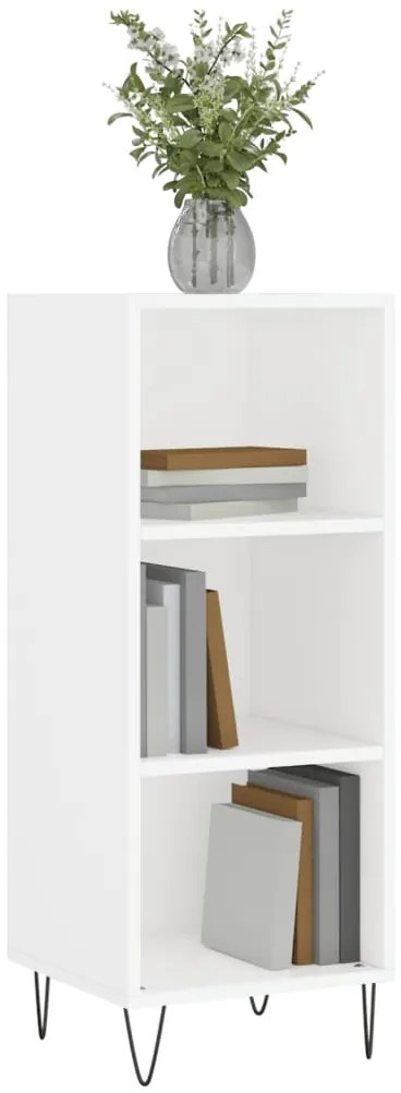 vidaXL Ντουλάπι Λευκό 34,5x32,5x90 εκ. Επεξεργασμένο Ξύλο