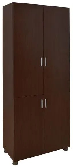 Βιβλιοθήκη γραφείου C10207.12 Eπαγγελματική Wenge 80x40x190Υ εκ. 80x40x190 εκ.