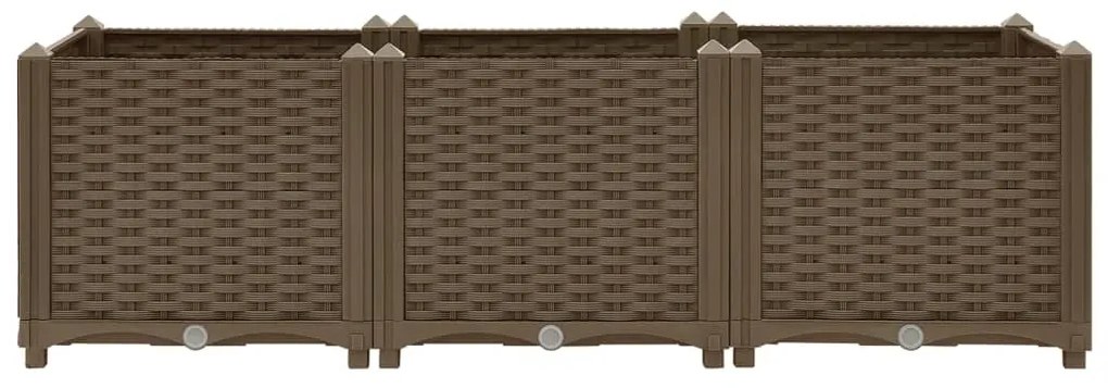 vidaXL Υπερυψωμένο Κρεβάτι 120x40x38 εκ. από Πολυπροπυλένιο