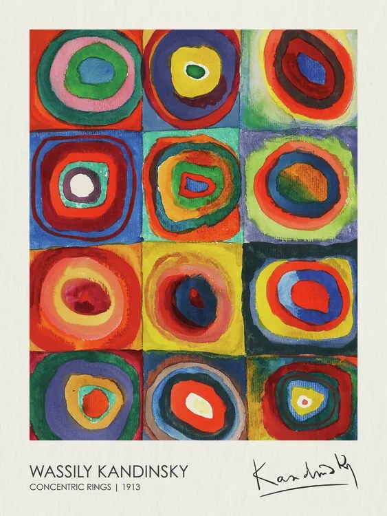 Αναπαραγωγή Ομόκεντροι δακτύλιοι, Wassily Kandinsky