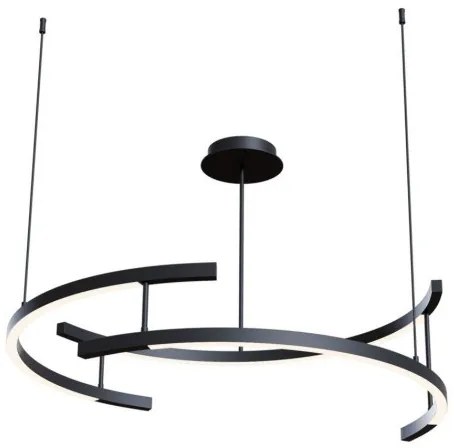 Κρεμαστό Φωτιστικό Οροφής LED Μαύρο Line MOD054PL-L52B3K Maytoni-MOD054PL-L52B3K-Μαύρο MOD054PL-L52B3K