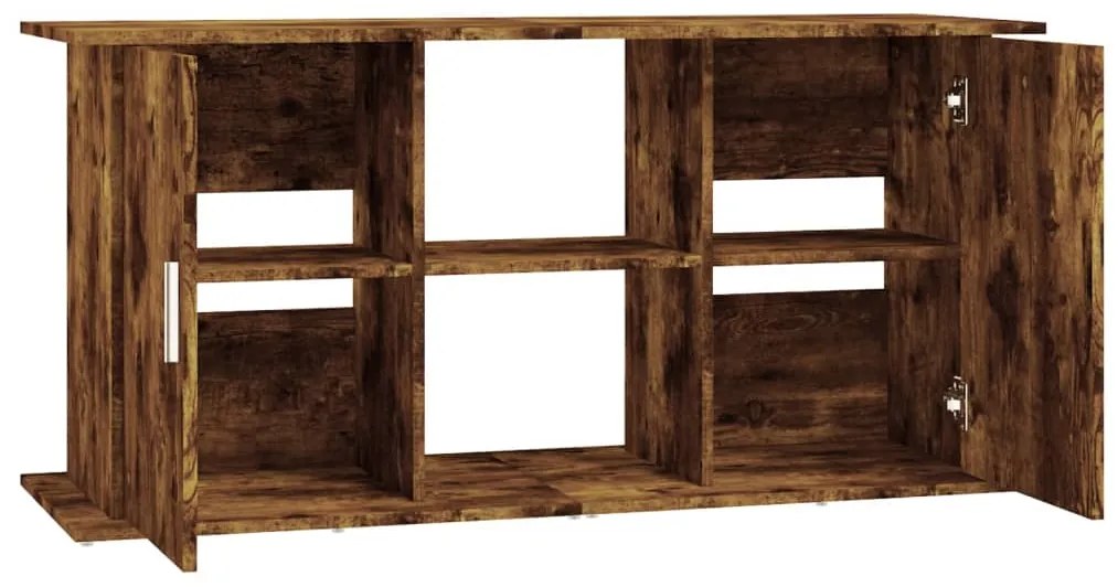 vidaXL Βάση Ενυδρείου Καπνιστή Δρυς 121x41x58 εκ. Επεξεργασμένο Ξύλο