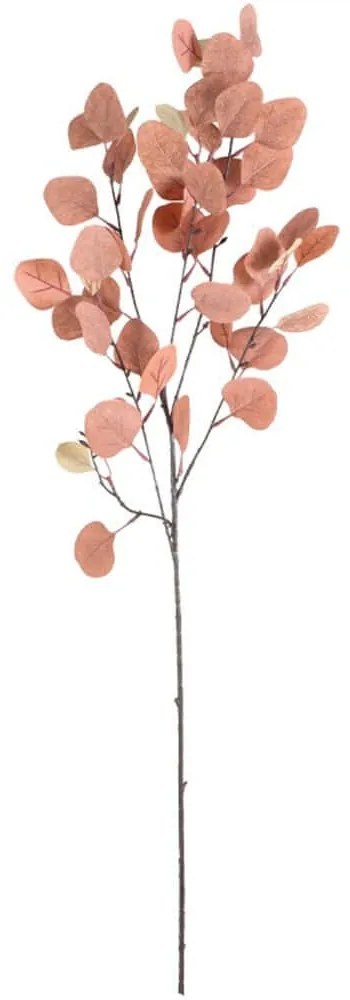 Τεχνητό Κλαδί Eucalyptus 20257 27x93cm Orange GloboStar Πολυαιθυλένιο,Ύφασμα