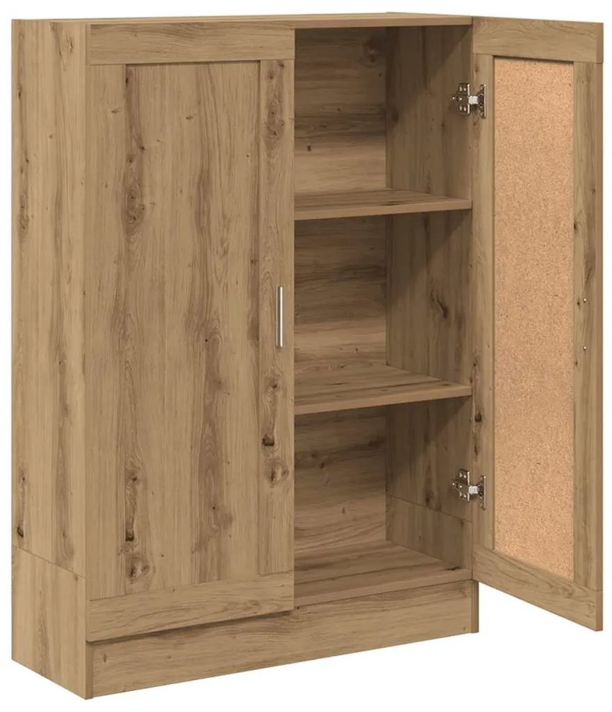 vidaXL Βιβλιοθήκη Artisan Δρυς 82,5x30,5x115 εκ. Επεξεργασμένο Ξύλο