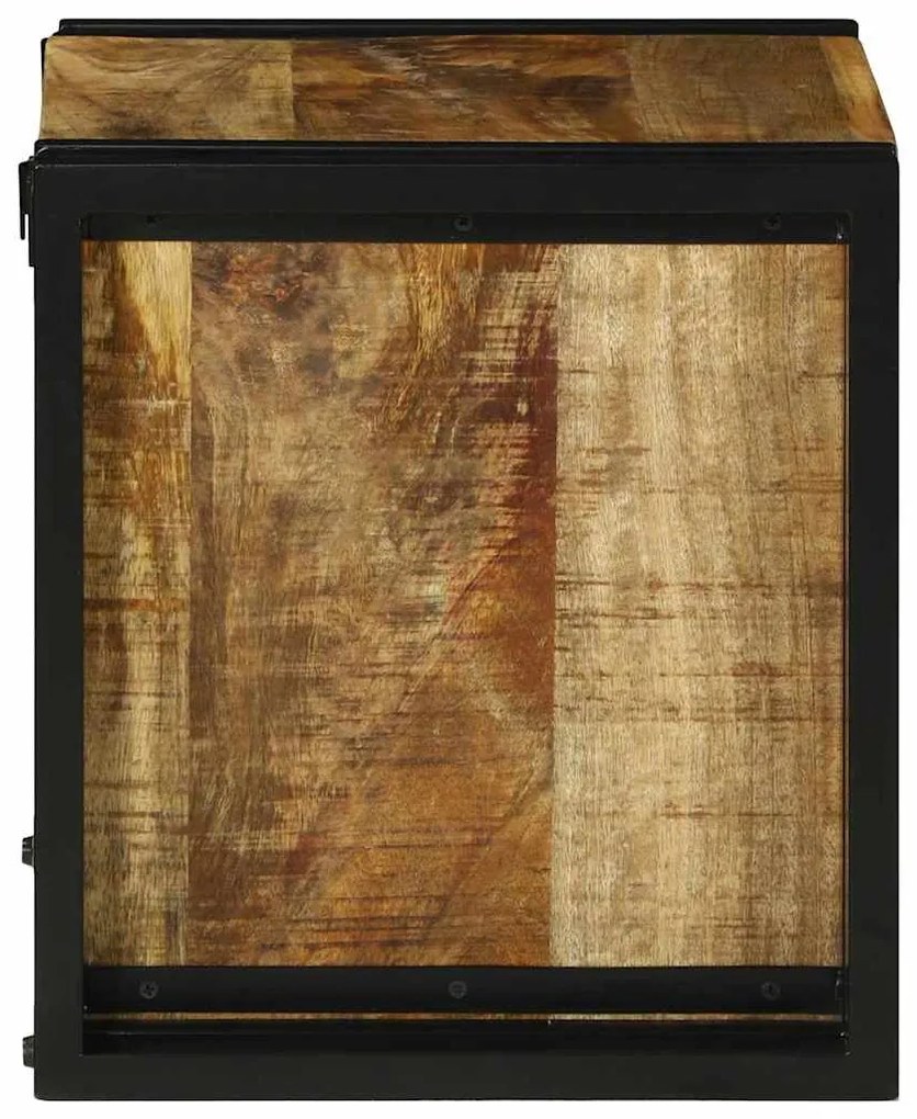 vidaXL Ράφι Κρασιού Καφέ 34.5 x 35 x 39 εκ. Μασίφ ξύλο μάνγκο