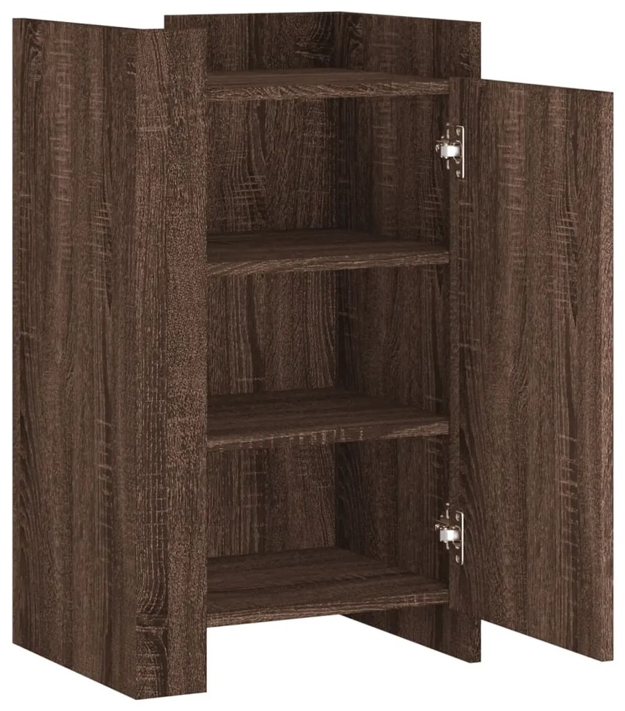 vidaXL Μπουφές Καφέ Δρυς 45x35x75 εκ. από Επεξεργασμένο Ξύλο