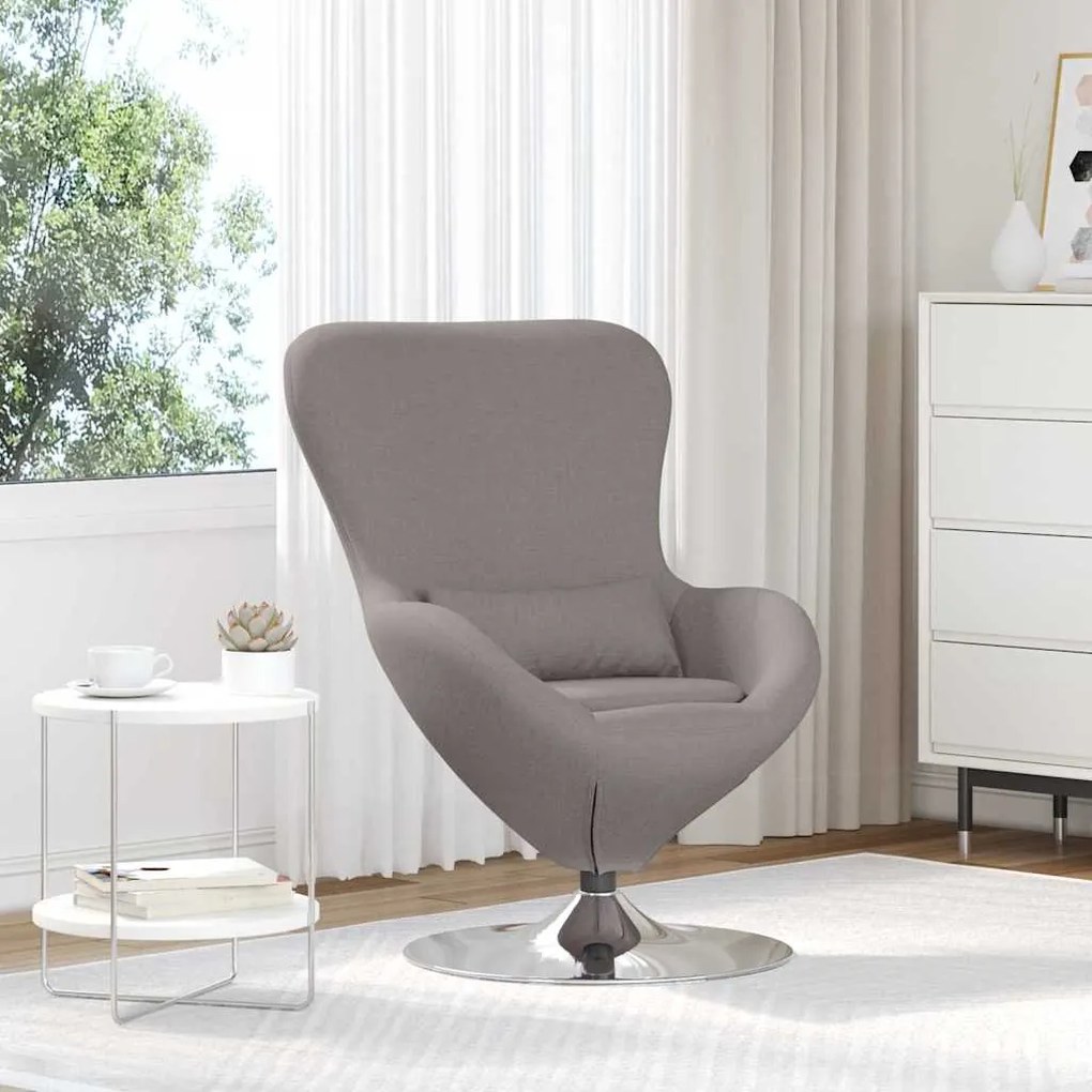 vidaXL Πολυθρόνες, Ανακλινόμενα & Κρεβάτια Taupe Κανονικός Ύφασμα