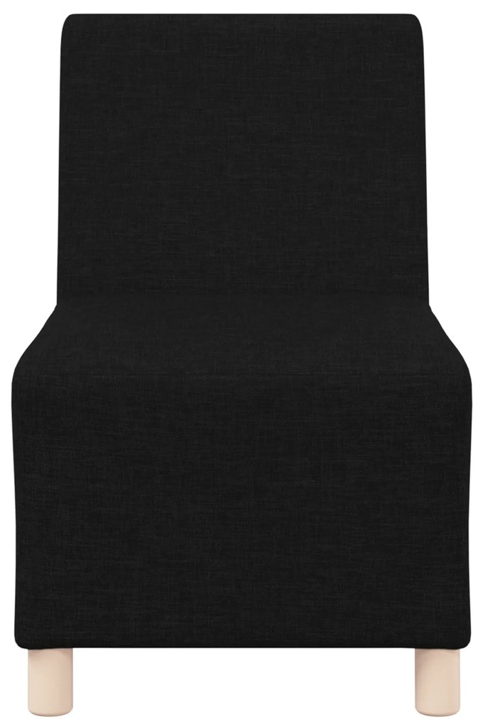 vidaXL Καθίσμα Σαλονιού 3 pcs Μαύρο 55 x 74 x 82 εκ. ύφασμα