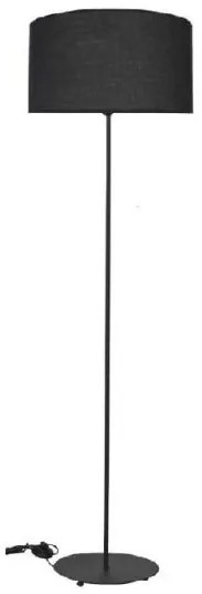 Επιδαπέδιο Φωτιστικό Αμπαζούρ HFLB FLOOR LAMP Heronia-14-0196-Μαύρο 14-0196