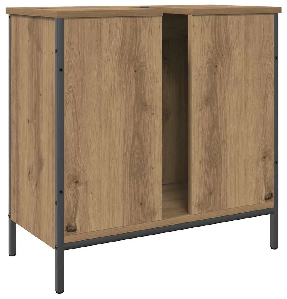 vidaXL Ντουλάπι Νιπτήρα Αρτισιανή Δρυς 60x30x60 εκ. Επεξ. Ξύλο