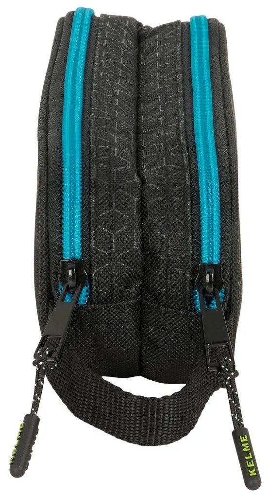 Διπλή Κασετίνα Kelme Iron Μαύρο 21 x 8 x 6 cm