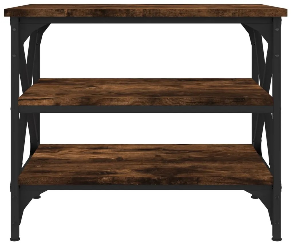 vidaXL Βοηθητικό Τραπέζι Καπνιστή Δρυς 55x38x45 εκ. Επεξεργασμένο Ξύλο