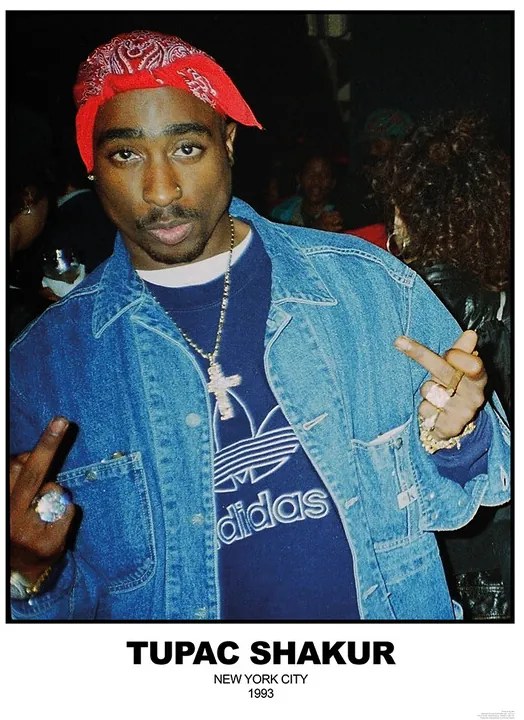 Αφίσα Tupac Shakur - N.Y.C 1993, (59.4 x 84.1 cm)