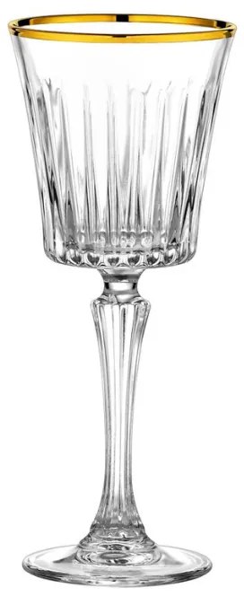 Ποτήρι Λευκόύ Κρασιού 230ml Χρυσή Ρίγα Timeless - RCR - 6 ΤΜΧ