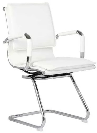 Πολυθρόνα Επισκέπτη BF3600V PU Λευκό 55x63x92cm (Σετ 2 ΤΕΜ)