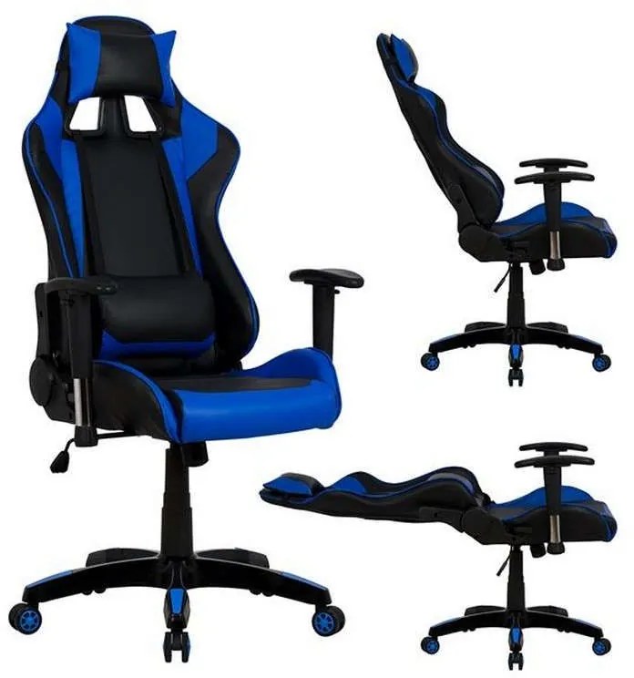 Πολυθρόνα Gaming 67x70x134 Hm Racing HM1056.08 Black-Blue