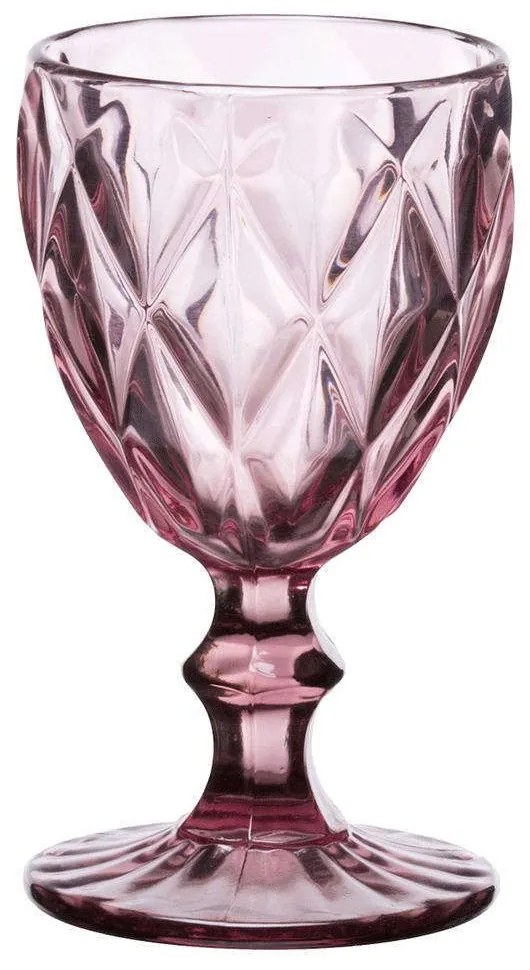 Ποτήρι Κρασιού Kare 52.702.54 230ml Purple Cryspo Trio Glass