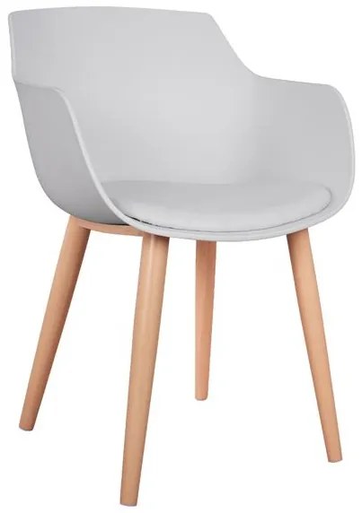 ΚΑΡΕΚΛΑ ΤΡΑΠΕΖΑΡΙΑΣ LUCIE HM8242.01 ΛΕΥΚΗ ΜΕ ΜΕΤΑΛΛΙΚΑ ΠΟΔΙΑ 56Χ57Χ80 ΕΚ