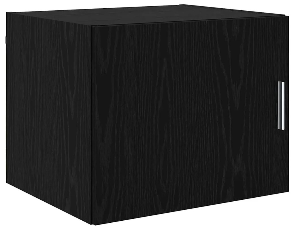 vidaXL Ντουλάπα Τοίχου Επιτοίχιο Μαύρη δρυς 50 x 42.5 x 40 εκ.