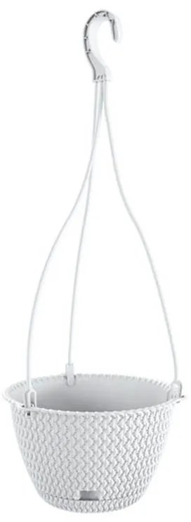 Γλάστρα Κρεμαστή (Φ23x14.5) Marhome Splofy Λευκό 09-DSPW230-S449