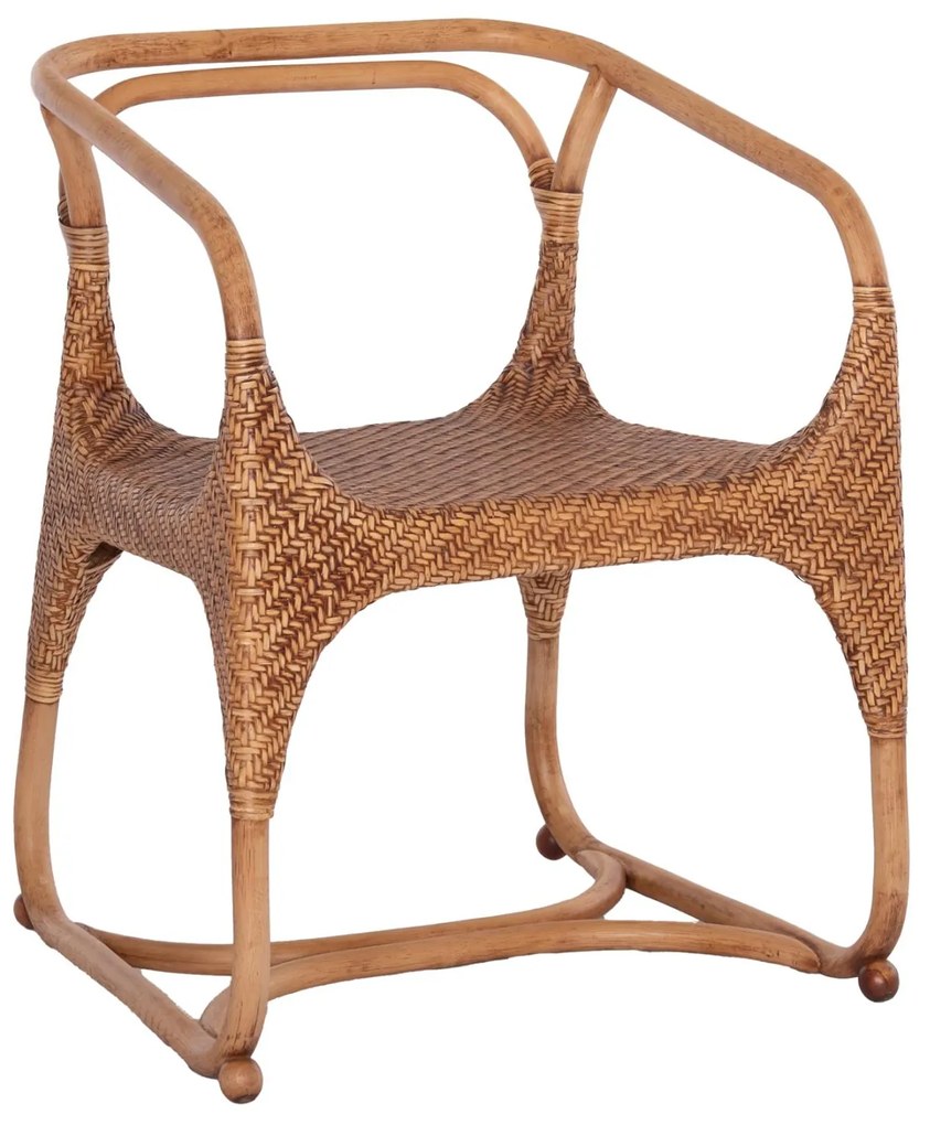 ΠΟΛΥΘΡΟΝΑ RELIK ΕΣΩΤΕΡΚΩΝ ΧΩΡΩΝ  ΦΥΣΙΚΟ RATTAN-ΚΑΡΥΔΙ ΧΡΩΜΑ 60x57x79Υεκ. 60x57x79 εκ.