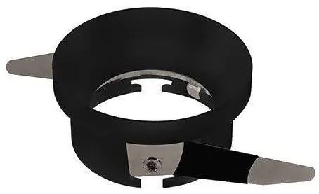 Φωτιστικό Σποτ Χωνευτό GU10  IP20 Zermira Eurolamp-147-52535-Μαύρο 147-52535