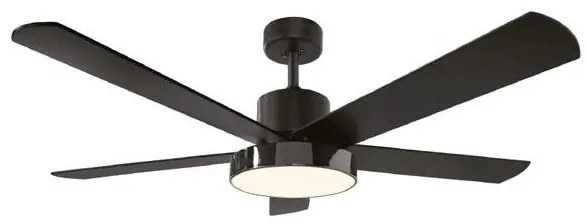 Gruppe Ανεμιστήρας Οροφής Φ122cm DC65W Με LED Φως 24W CCT Μαύρο 48-1016(1)