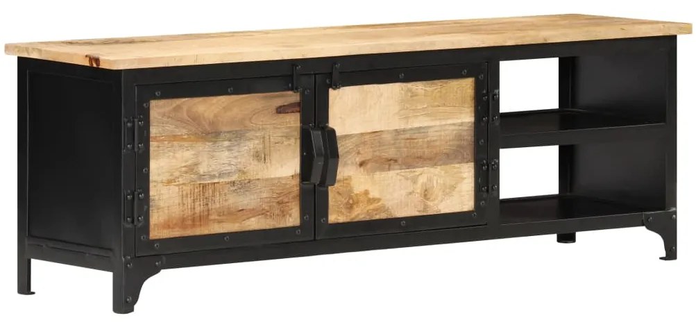 vidaXL Έπιπλο Τηλεόρασης 120 x 30 x 40 εκ. από Μασίφ Ξύλο Μάνγκο