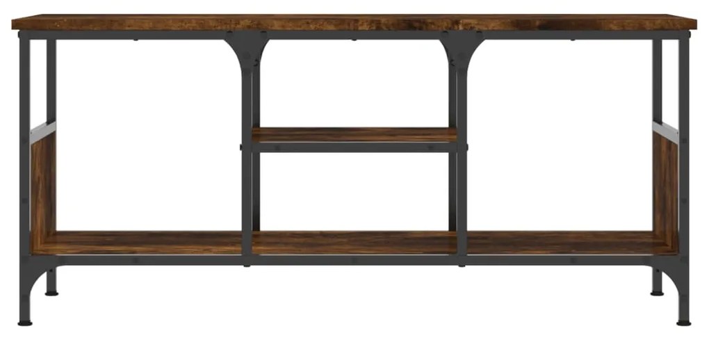 vidaXL Έπιπλο Τηλεόρασης Καπνιστή Δρυς 100x35x45 εκ. Επεξ. Ξύλο/Σίδερο