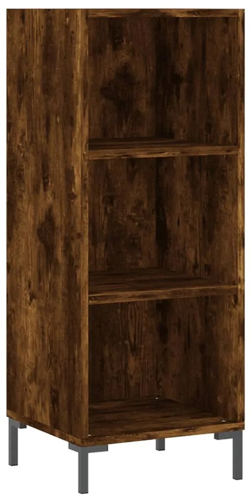 vidaXL Ντουλάπι Καπνιστή δρυς 34,5x34x180 εκ. από Επεξεργασμένο Ξύλο