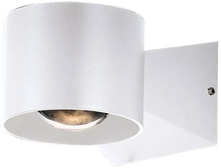 Επιτοίχιο Φωτιστικό Κήπου LED Up-Down 5W 465lm 90° IP65 Φυσικό Λευκό Άσπρο 10444 VTAC 10444 Λευκό