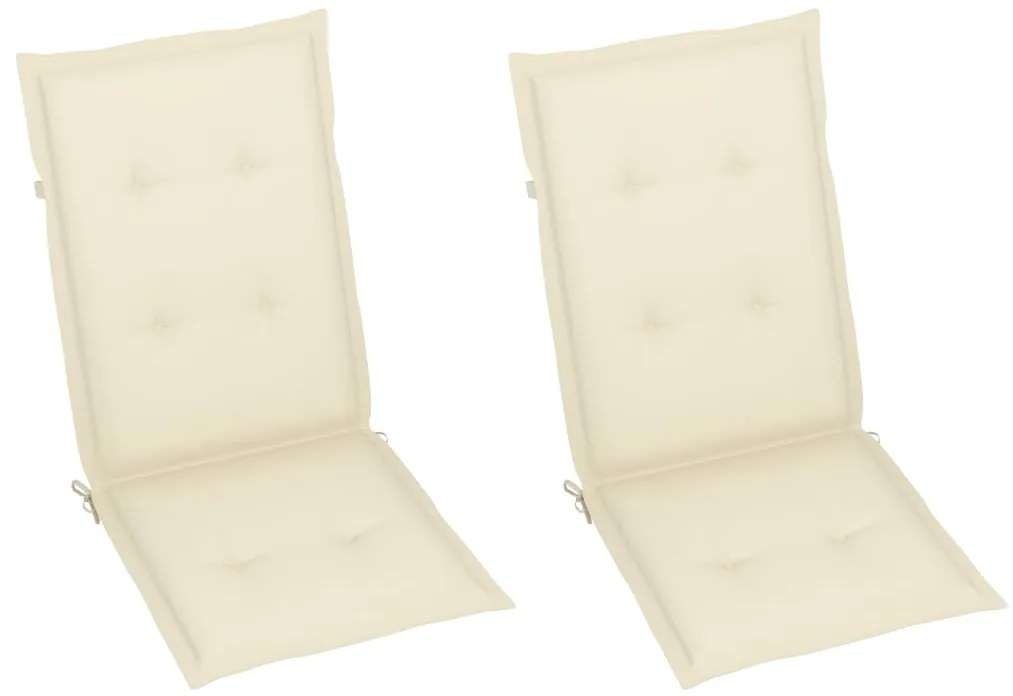 vidaXL Πολυθρόνα Kουνιστή από Μπαμπού με Μαξιλάρι