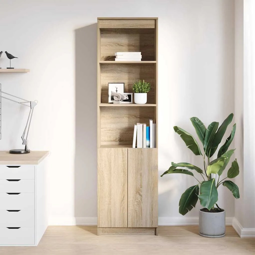 Ντουλάπι Sonoma δρυς 50x35x180 εκ. από Επεξεργασμένο Ξύλο 3328464