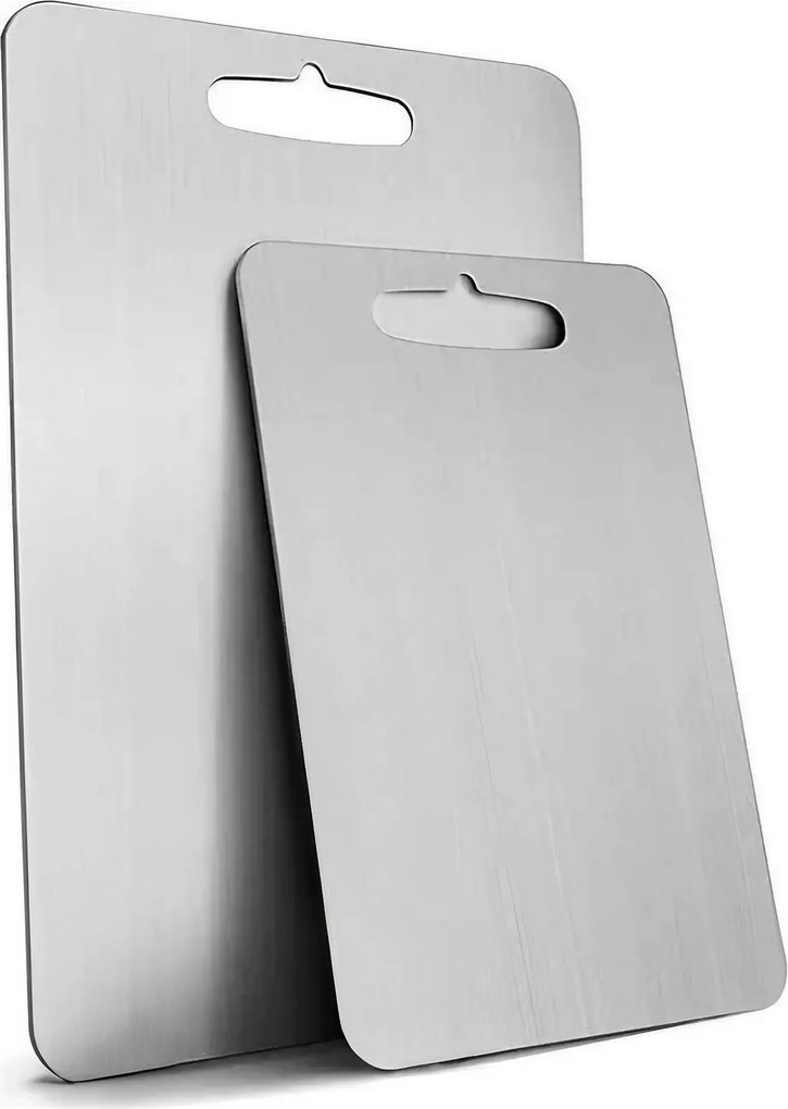 Cutting Board Set (2 Pieces) 2PASCELOB Silver