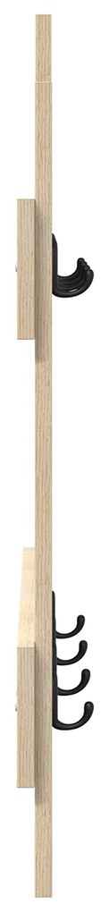 vidaXL Τοίχου Κρεμάστρα Sonoma Oak 60 x 3 x 82 εκ Επεξεργασμένο ξύλο