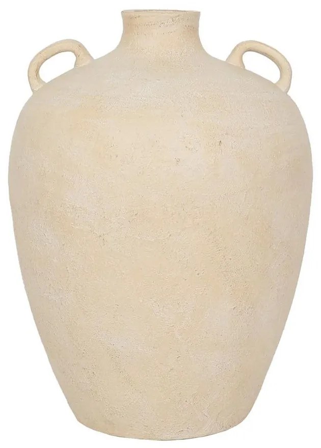 Βάζο Kythnos 031624 40x40x57cm Beige Μαγνήσιο